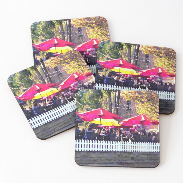 Item preview, New Hope PA - Party at Outdoor Cafe designed and sold by Susan Savad.