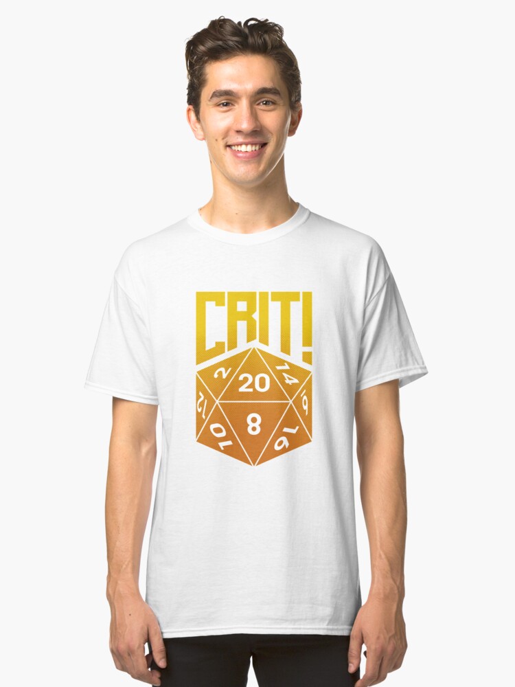 Alternate view of Crit Success - Yellow Classic T-Shirt