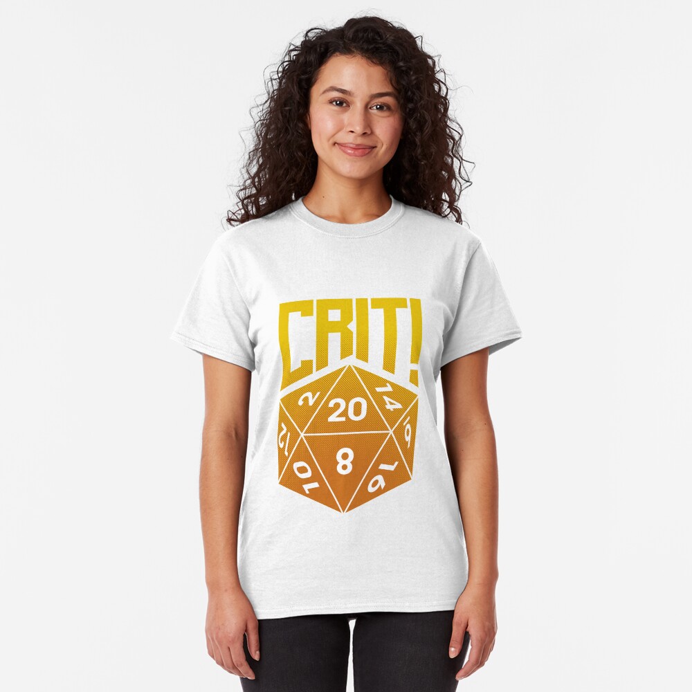 Crit Success - Yellow Classic T-Shirt