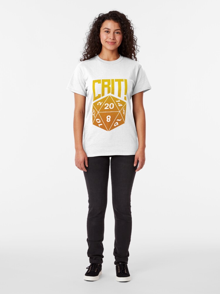 Alternate view of Crit Success - Yellow Classic T-Shirt