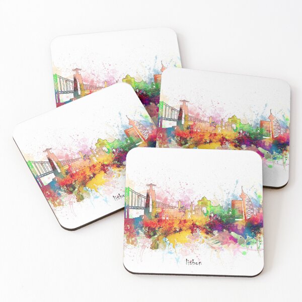 Item preview, lisbon skyline designed and sold by BekimART.