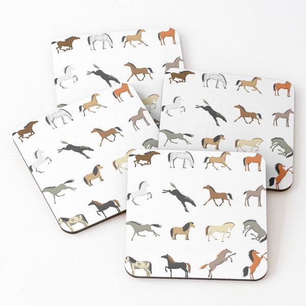 Item preview, Different Horses Stickers designed and sold by GlowinUp Shop.