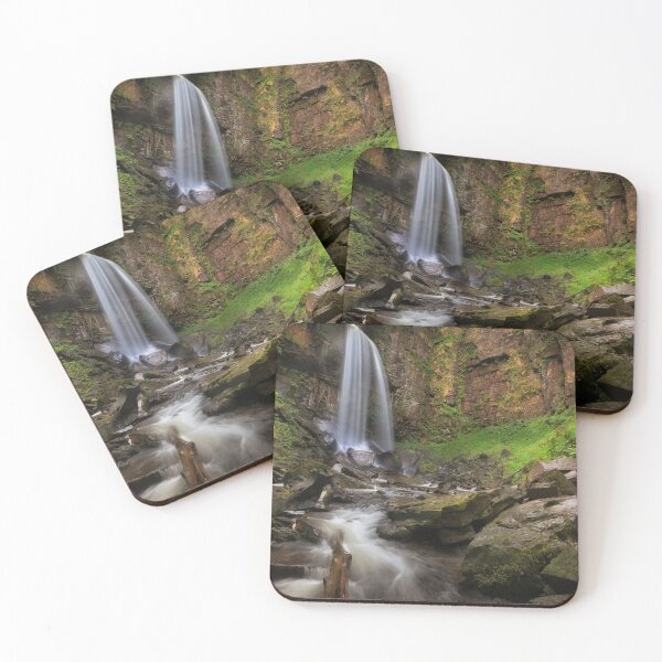 Item preview, Waterfall and rocks at Melincourt designed and sold by Leighton Collins.