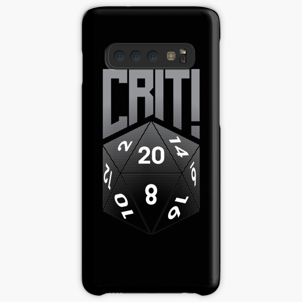 Crit Success - Black Case & Skin for Samsung Galaxy