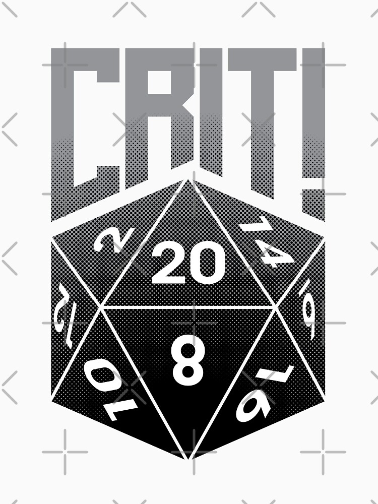 Crit Success - Black by jklettdesigns
