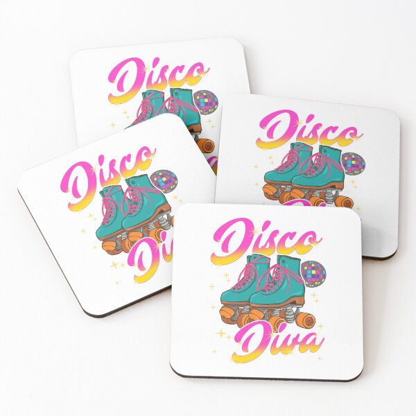 Aperçu de l'œuvre Patins à roulettes Disco Diva créée et vendue par phoxydesign.