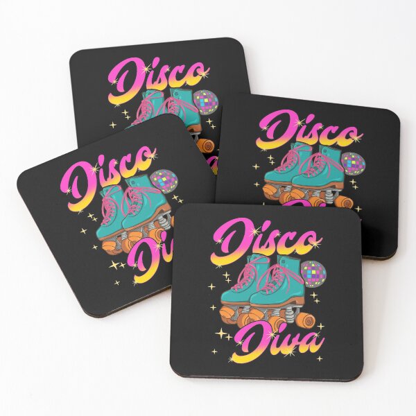Aperçu de l'œuvre Patins à roulettes Disco Diva créée et vendue par phoxydesign.