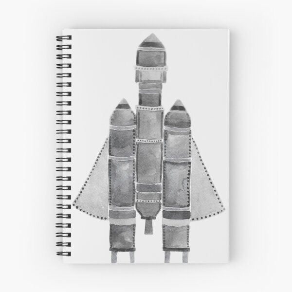 Item preview, Watercolour Rocket Spaceship designed and sold by Amelia O'Toole.