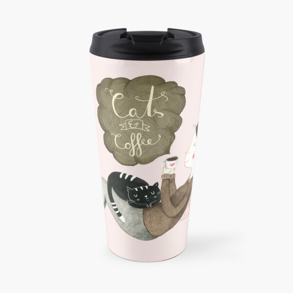 Cats and Coffee Travel Mug