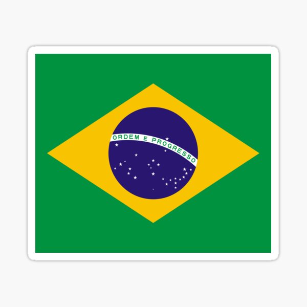 Flag of Brazil Sticker