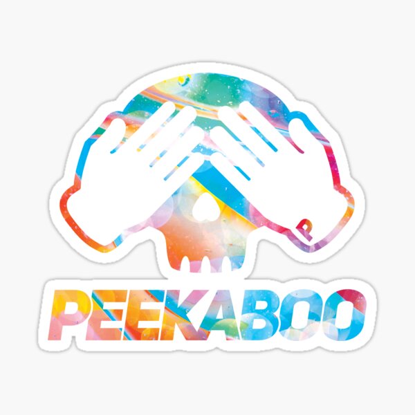 Peekaboo Sticker