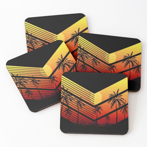 Item preview, Summer sunset palms designed and sold by shurikaner.