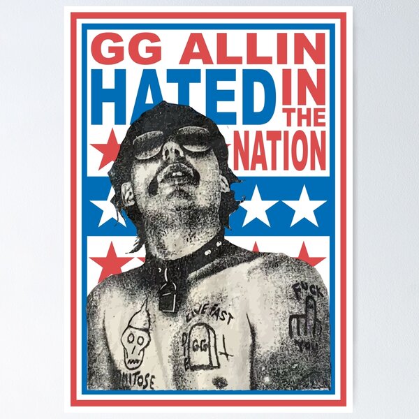 Item preview, GG ALLIN Hated in the Nation designed and sold by ourkid.