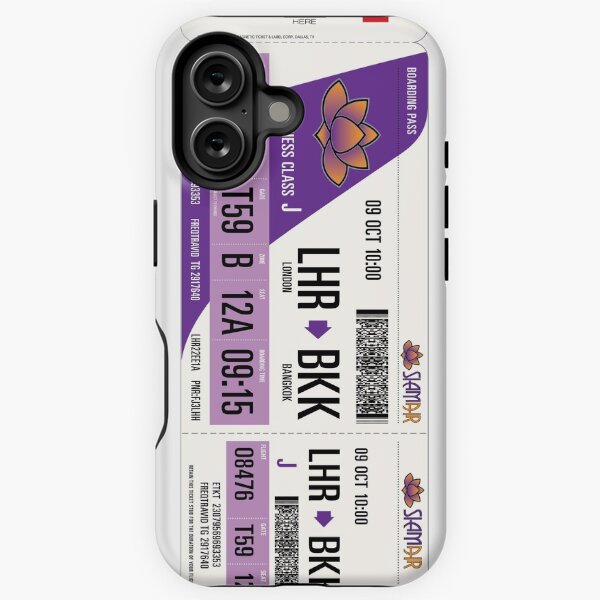 Item preview, Authentic Airline Boarding Pass to Bangkok designed and sold by travelwitheric.