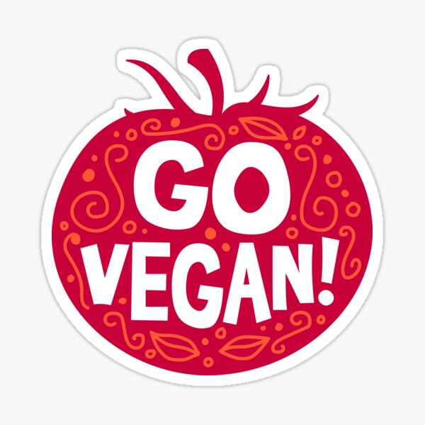 Artikel-Vorschau von Go Vegan Tomate, designt und verkauft von tonstan.