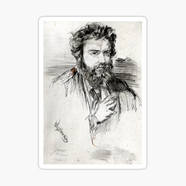 Item preview, Astruc, A Literary Man - Whistler - 1859 designed and sold by CrankyOldDude.