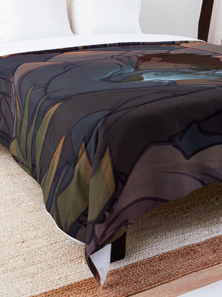 Alternate view of Blue Lips Comforter