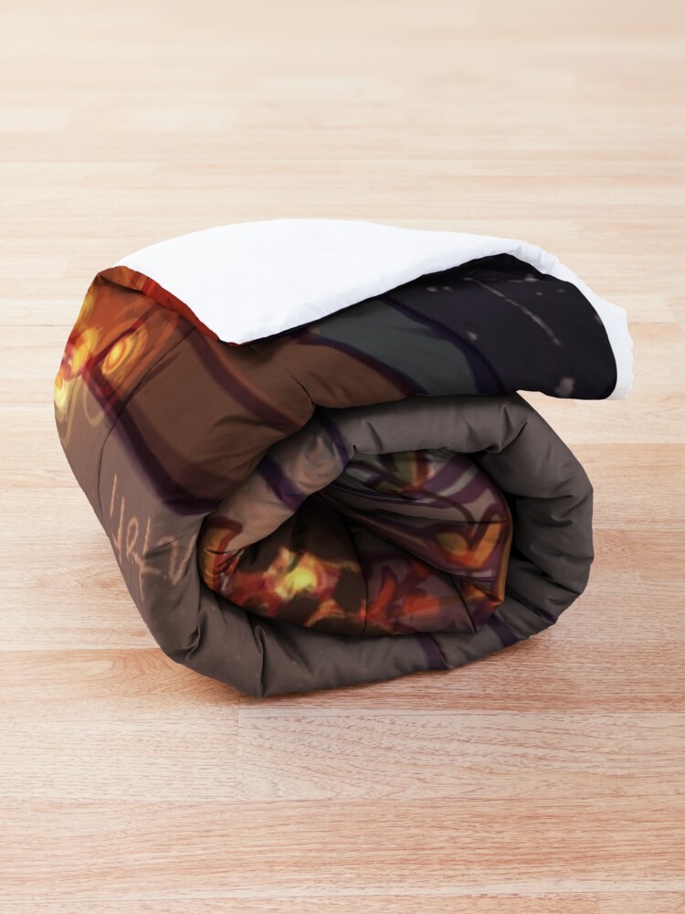 Alternate view of Blue Lips Comforter