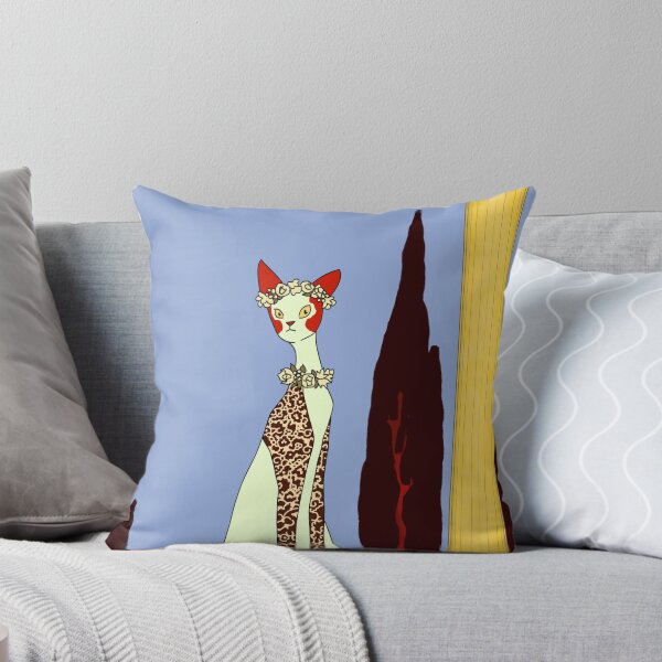Item preview, Lillian, Art Deco Cat designed and sold by sneercampaign.