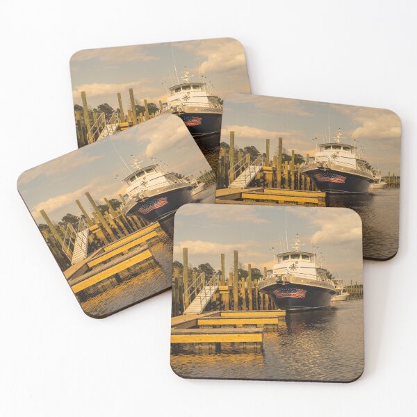 Item preview, Ship in the Intracoastal Waterway, designed and sold by KensLensDesigns.