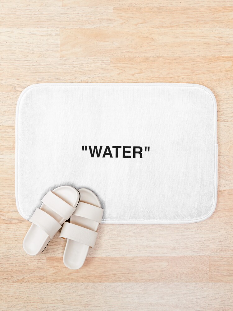 Off White Water Bath Mat By Alexa1125 Redbubble