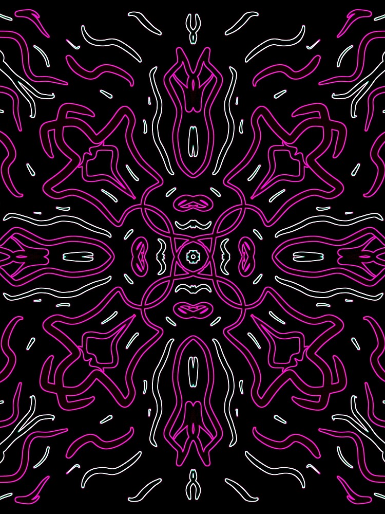 Ethnic Outline Pink by roseglasses