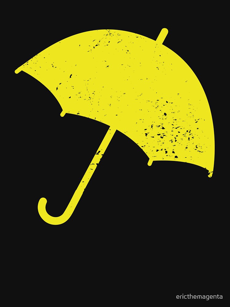 yellow umbrella shirt