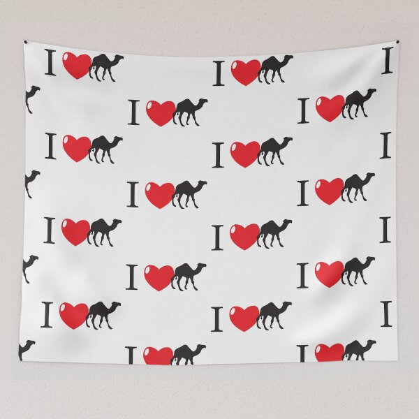 Item preview, I HEART Camel ( I love camels!)  designed and sold by thetypographer.