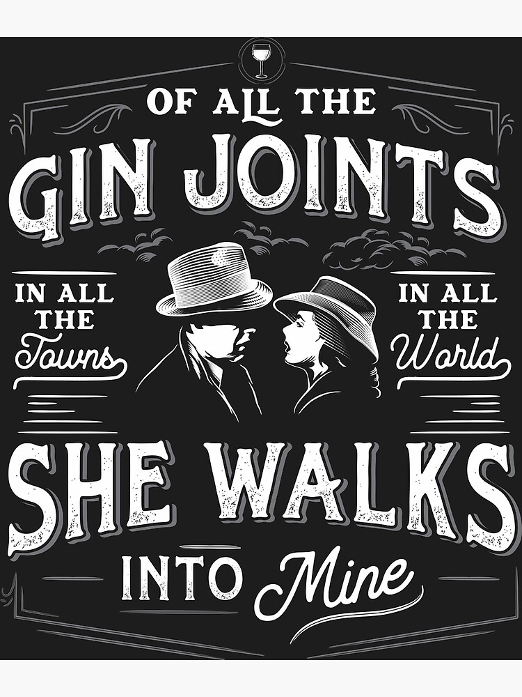 Gin Joints Wall Art Redbubble