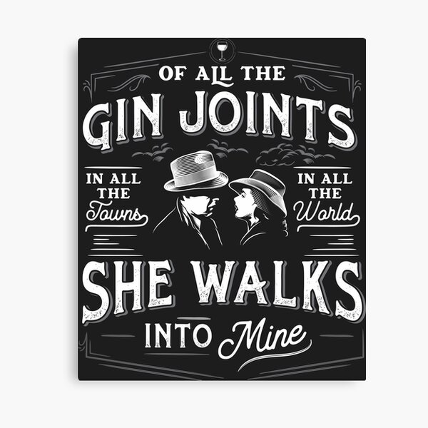GIN JOINTS Canvas Print
