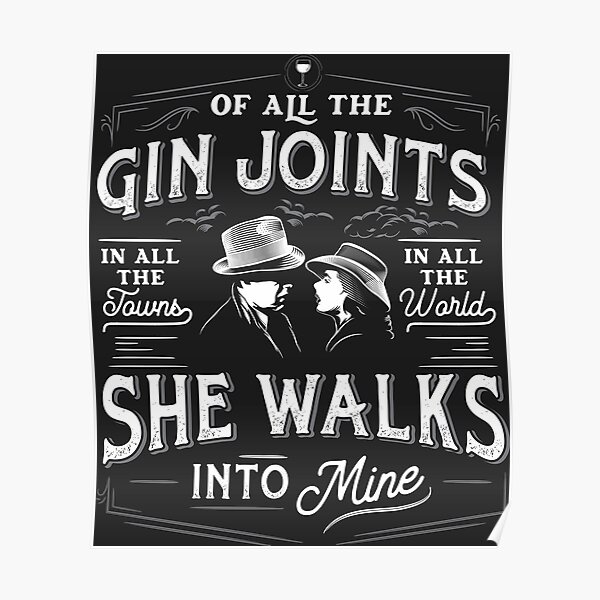 GIN JOINTS Poster