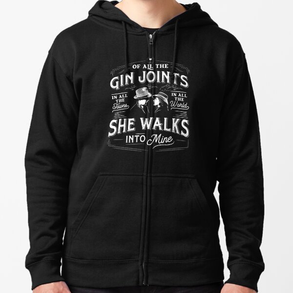 GIN JOINTS Zipped Hoodie