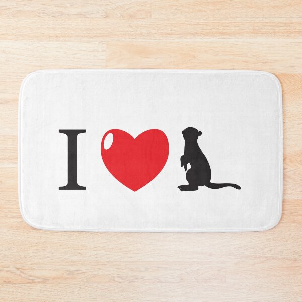Item preview, I HEART Meerkat ( I love Meerkats!)  designed and sold by thetypographer.