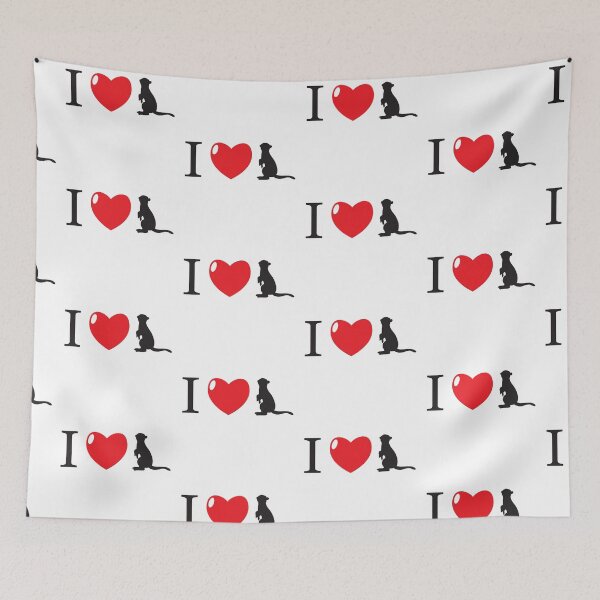 Item preview, I HEART Meerkat ( I love Meerkats!)  designed and sold by thetypographer.