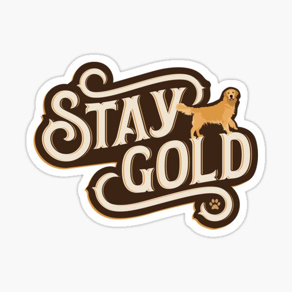 Artikel-Vorschau von Bleib Gold Golden Retriever, designt und verkauft von Deb Jaswaye.