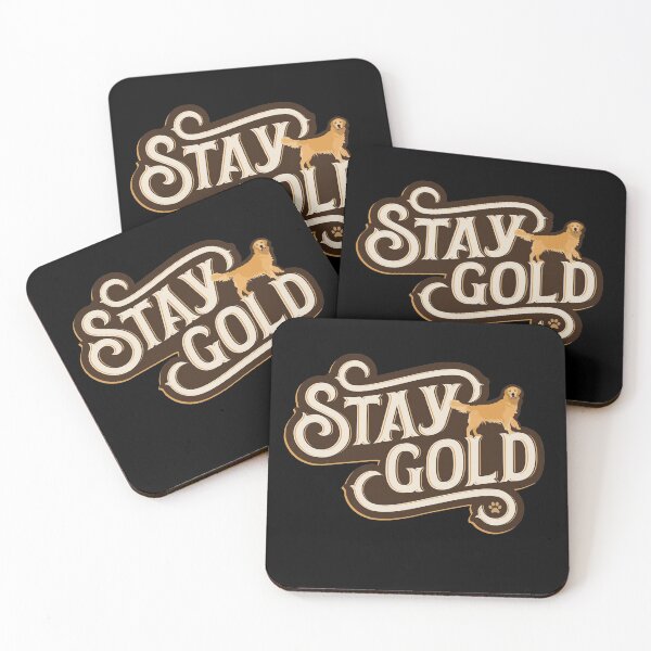 Item preview, Stay Gold Golden Retriever designed and sold by Deb Jaswaye.