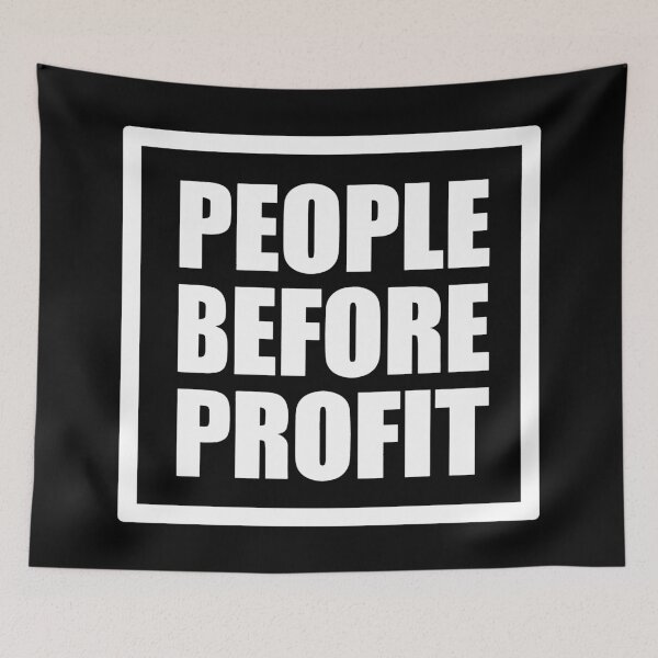 Item preview, People Before Profit designed and sold by RAWWR.