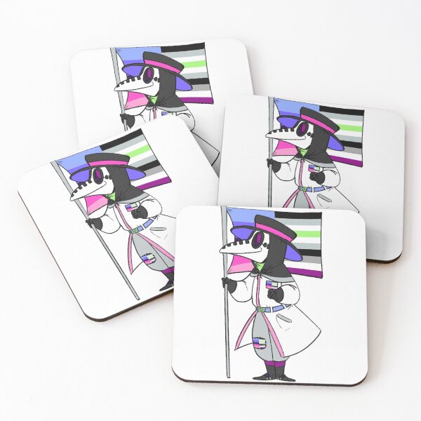 Item preview, Omni Ace Agender Pride Plague Doctor designed and sold by soodie.