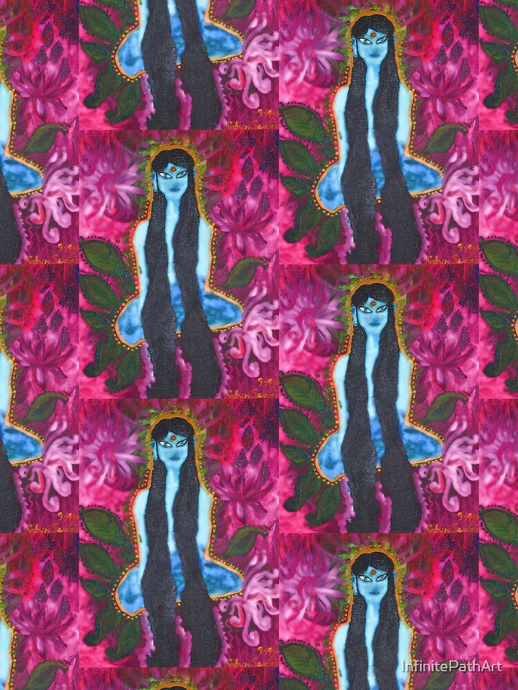 Thumbnail 3 of 3, Scarf, Forest designed and sold by InfinitePathArt.