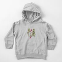 Australian Native Flora, Bottlebrush Toddler Pullover Hoodie