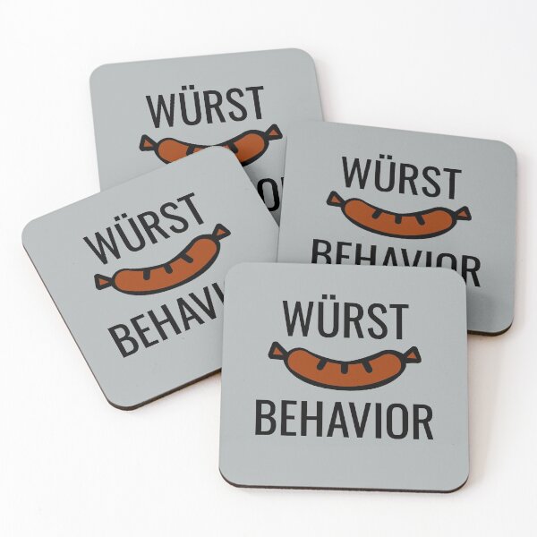 Item preview, Wurst Behavior German Humor designed and sold by HighBrowDesigns.