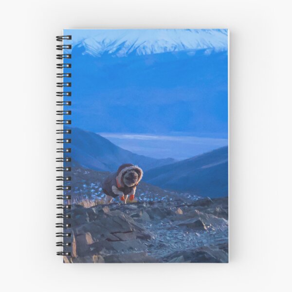 Item preview, Mountain Pug Hits the Trail designed and sold by pugventurephoto.