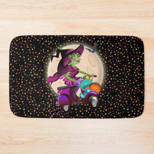 Item preview, Witch on a scooter designed and sold by Wonderful world of whimsical Art of yesteryear and today .