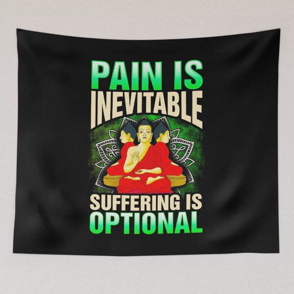 Item preview, Pain Is Inevitable Suffering Is Optional Stoic designed and sold by perfectpresents.
