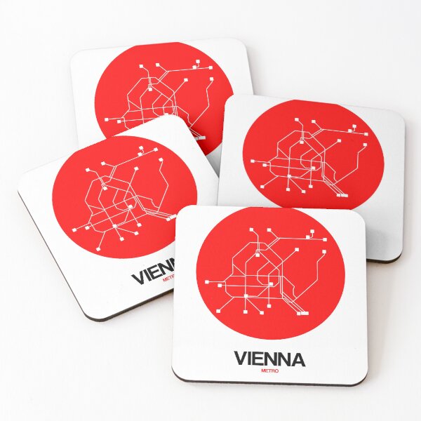 Item preview, Mapa del metro rojo de Viena designed and sold by Irina March.