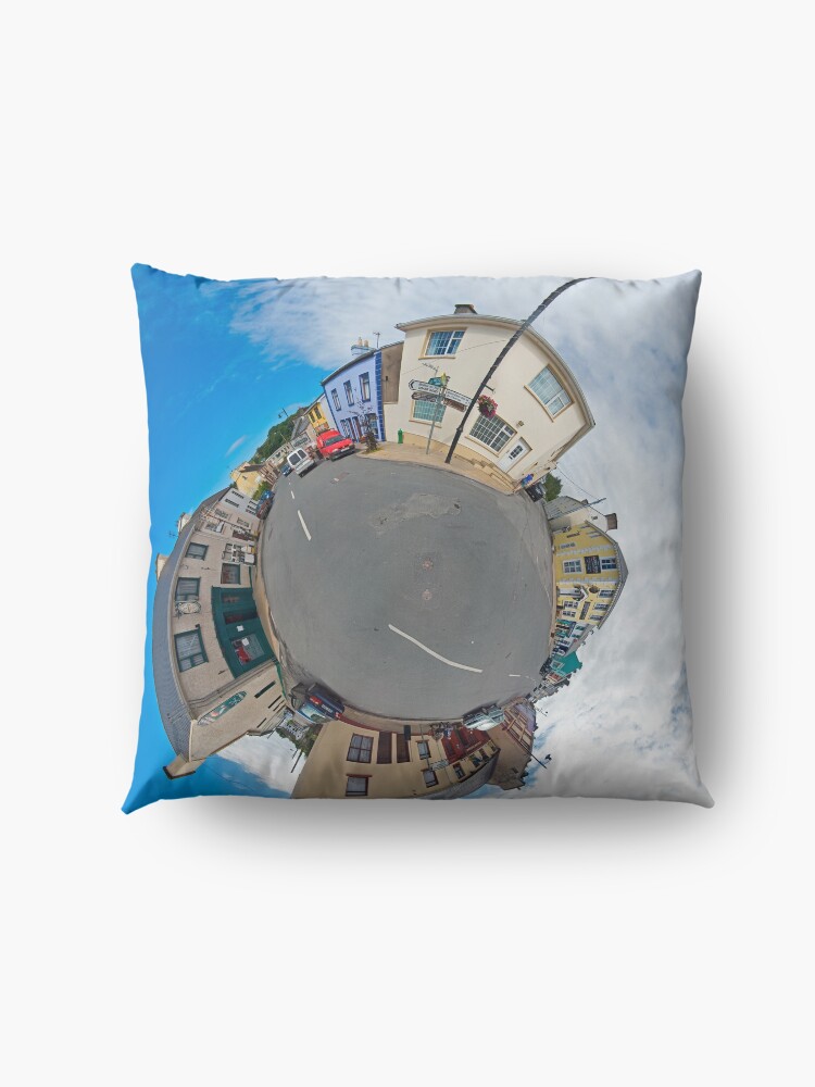Alternate view of Kilcar Main Street - Sky Out Floor Pillow