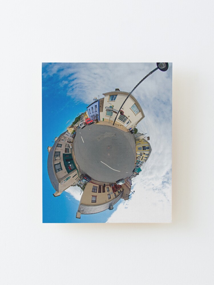 Alternate view of Kilcar Main Street - Sky Out Mounted Print