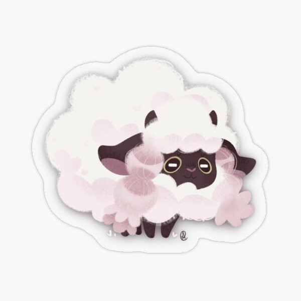 A Fluffy Friend Transparent Sticker