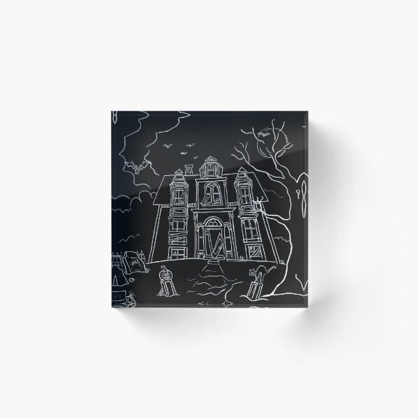 Lunenburg Haunted House Acrylic Block