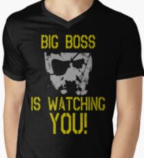 Big Boss Is Watching You! Men's V-Neck T-Shirt